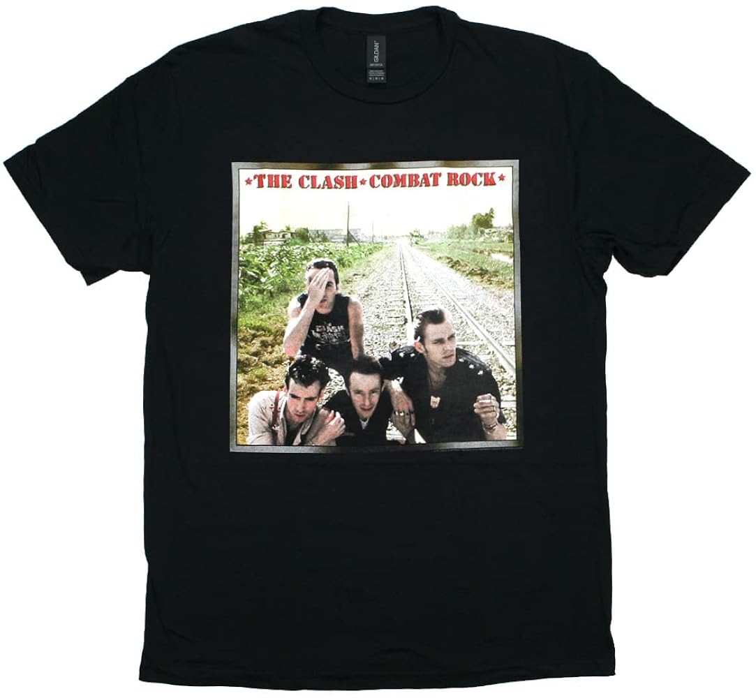 Amazon | [Rudy & Co.] The Clash/Combat Rock Tee 1 (Black